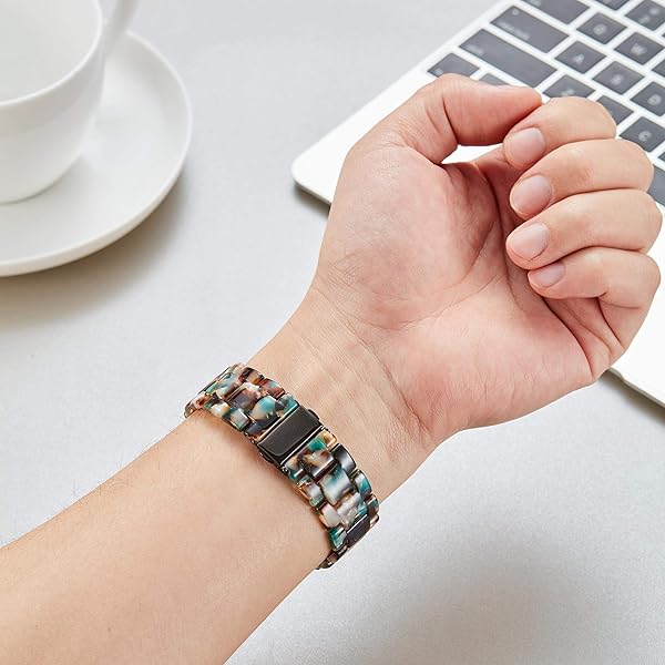BINLUN BINLUN Resin Watch Straps for Women Replacement Band 18mm 20mm 22mm Quick Release Wrist Strap for Men Smart Watch Bracelets 14 Colors - View 2 of 7