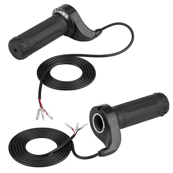 Yosoo Health Gear Universal Motorcycle Twist Throttle Grip for E-Bikes & Scooters - 3-Wire Speed Control - View 7 of 11