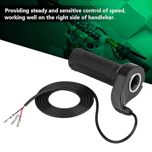 Yosoo Health Gear Universal Motorcycle Twist Throttle Grip for E-Bikes & Scooters - 3-Wire Speed Control - View 11 of 11