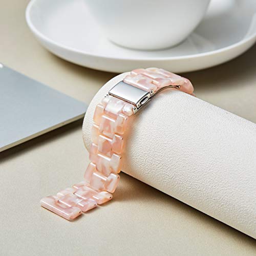 BINLUN BINLUN Resin Watch Bands Replacement Straps for Men Women Quick Release Lightweight Fashion Casual 14 Colors 18 20 22mm - View 3 of 7