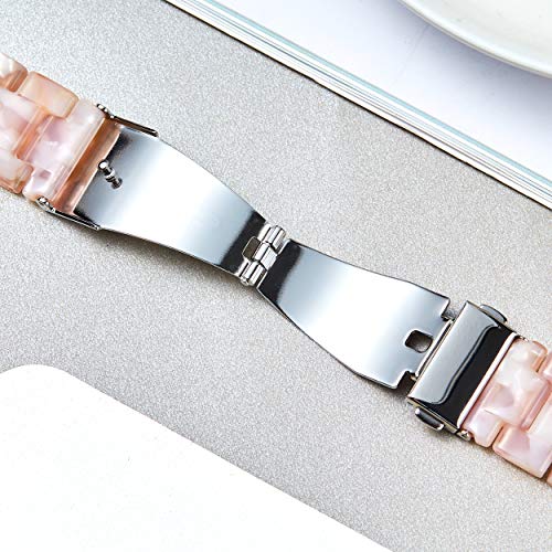 BINLUN BINLUN Resin Watch Bands Replacement Straps for Men Women Quick Release Lightweight Fashion Casual 14 Colors 18 20 22mm - View 4 of 7