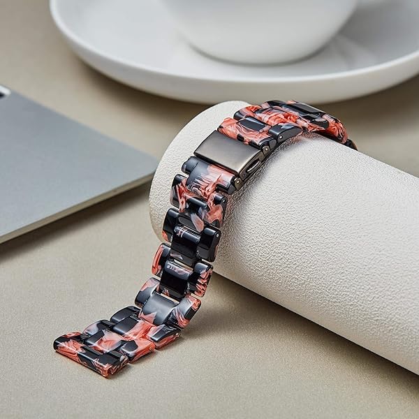 BINLUN BINLUN Resin Watch Straps for Women Replacement Band 18mm 20mm 22mm 14 Colors Quick Release Wrist Strap for Men Smart Watch Bracelets - View 3 of 7