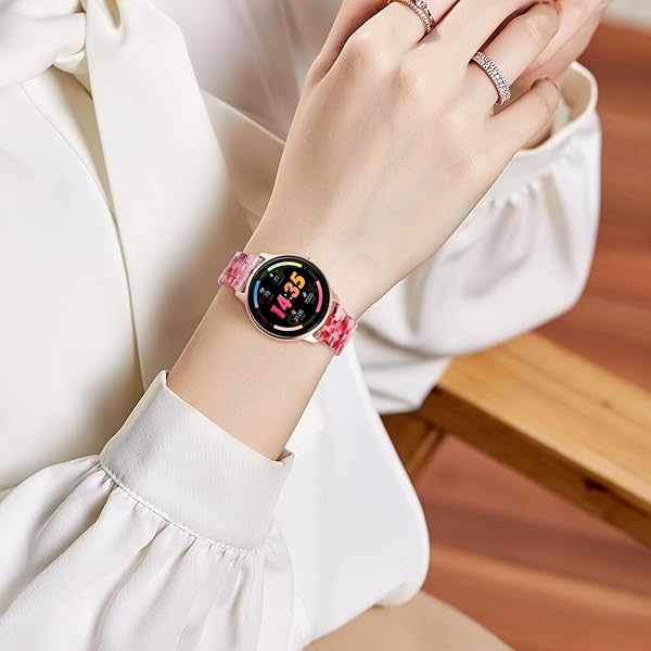 BINLUN BINLUN Resin Watch Straps for Women Replacement Band 18mm 20mm 22mm Quick Release Wrist Strap for Men Smart Watch Bracelets 14 Colors - View 2 of 7