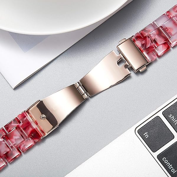 BINLUN BINLUN Resin Watch Straps for Women Replacement Band 18mm 20mm 22mm Quick Release Wrist Strap for Men Smart Watch Bracelets 14 Colors - View 4 of 7