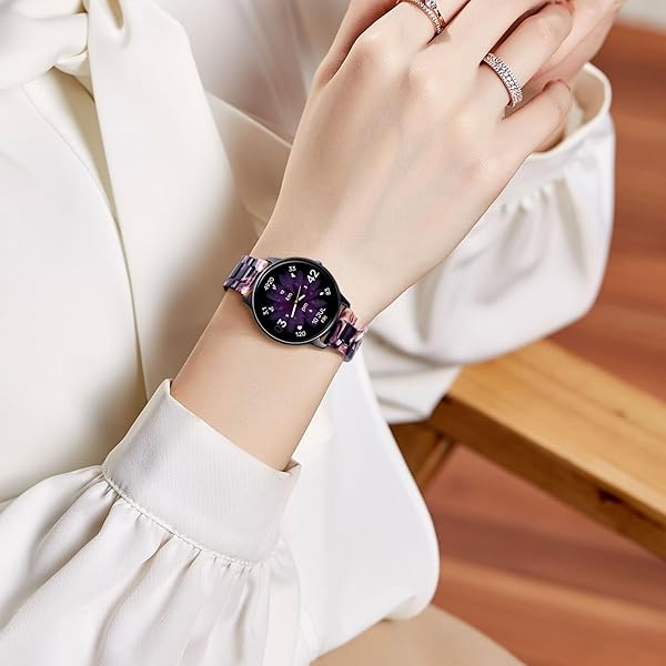 BINLUN BINLUN Resin Watch Straps for Women Replacement Band 18mm 20mm 22mm Quick Release Wrist Strap for Men Smart Watch Bracelets 14 Colors - View 2 of 7