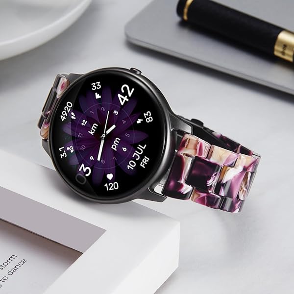 BINLUN BINLUN Resin Watch Straps for Women Replacement Band 18mm 20mm 22mm Quick Release Wrist Strap for Men Smart Watch Bracelets 14 Colors - View 5 of 7
