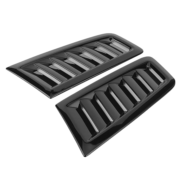 Aramox Aramox Bonnet Vents for Focus RS MK2 2Pcs Universal Gloss Black Air Vents for Car Engine Hood Exterior Parts - View 6 of 10