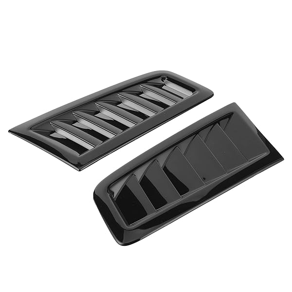 Aramox Aramox Bonnet Vents for Focus RS MK2 2Pcs Universal Gloss Black Air Vents for Car Engine Hood Exterior Parts - View 7 of 10