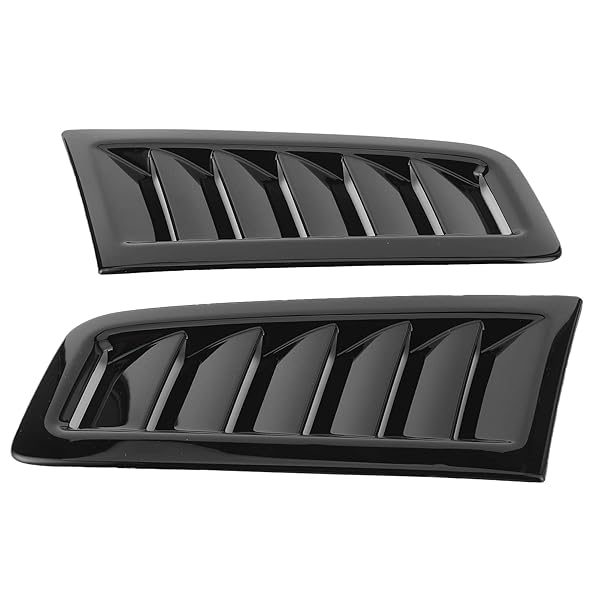 Aramox Aramox Bonnet Vents for Focus RS MK2 2Pcs Universal Gloss Black Air Vents for Car Engine Hood Exterior Parts - View 8 of 10