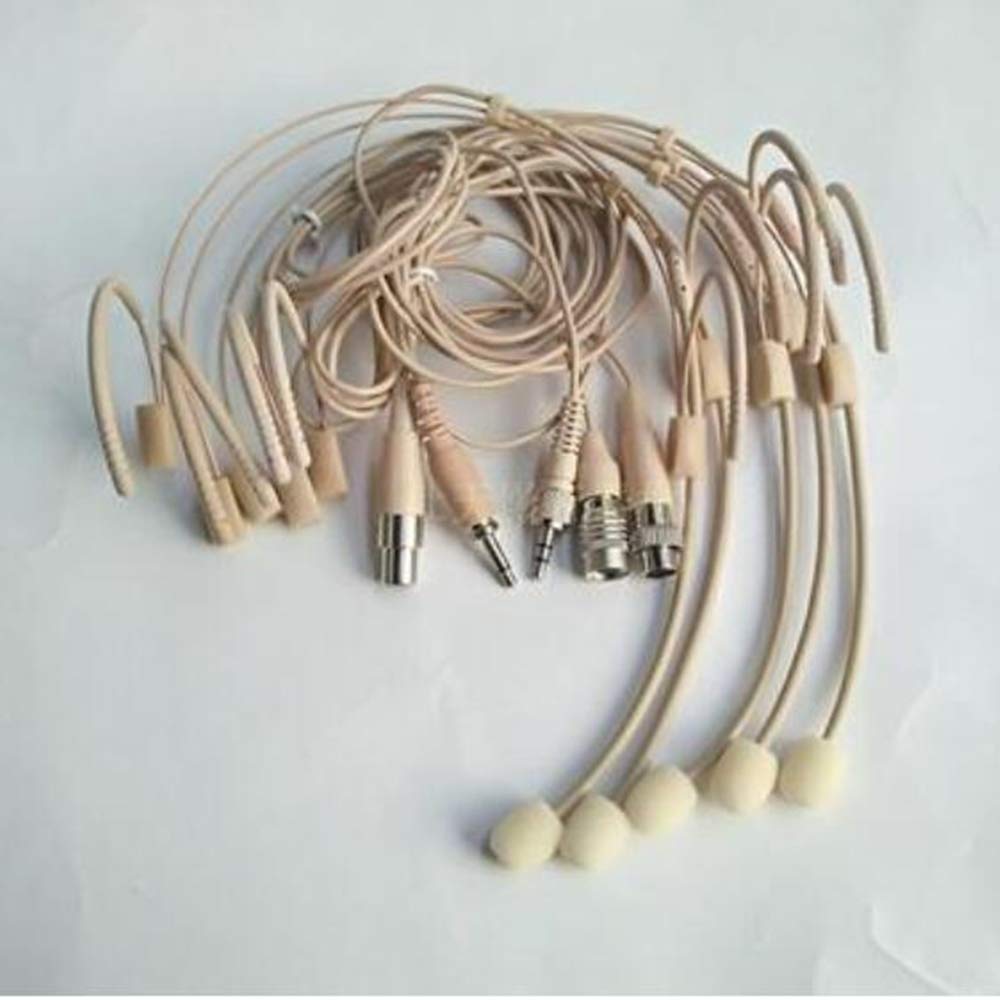 LINHUIPAD 10-Pack Foam Covers for Headset Microphones - Compatible with 5mm Ear-Hook Models - View 9 of 9