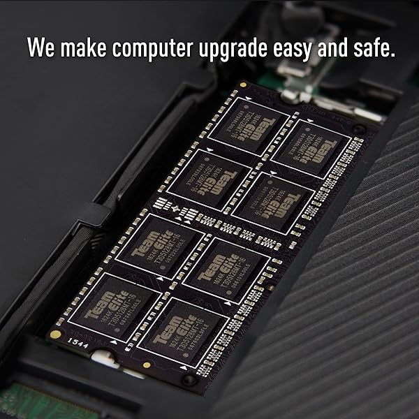 TEAMGROUP Upgrade Your Laptop with TEAMGROUP Elite 16GB DDR4 3200MHz RAM Kit - Unbuffered Non-ECC SODIMM Memory Module - View 4 of 9
