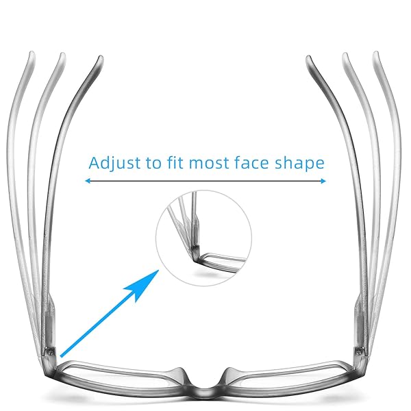 DONGDI DONGDI Blue Light Blocking Reading Glasses 4 Pack Anti Glare UV Filter Eyeglasses for Men and Women in 4 Colors 175 Strength - View 4 of 7