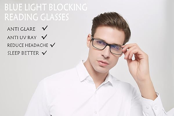 DONGDI DONGDI Blue Light Blocking Reading Glasses 4 Pack Anti Glare UV Filter Eyeglasses for Men and Women in 4 Colors 175 Strength - View 7 of 7