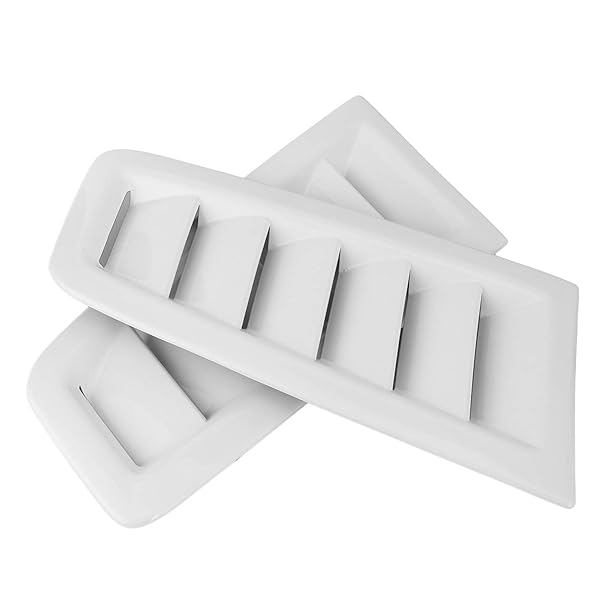 Aramox Aramox Bonnet Vents for Focus RS MK2 Universal Air Vents Engine Hood Gloss White 2Pcs Car Exterior Parts - View 10 of 10