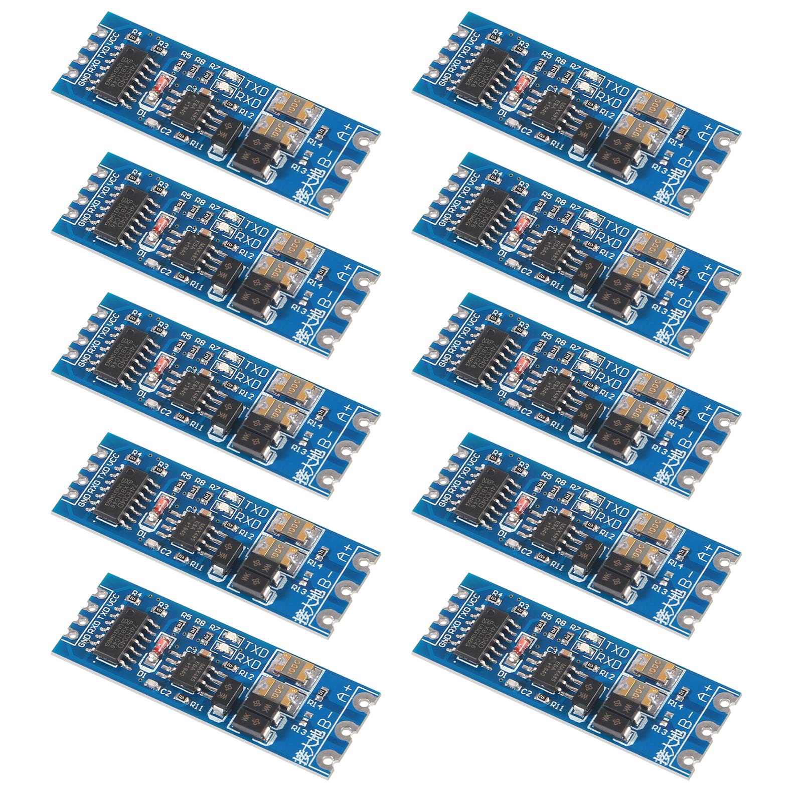 ACEIRMC 10pcs TTL to RS485 Converter Automatic Flow Control Serial UART Level Hardware