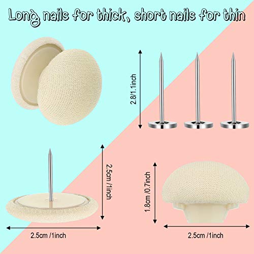 Hotop 8 Pieces Duvet Clips for Comforter Double Sided Pin Fasteners Holder Prevents Shifting Beige Bedding Accessories - View 3 of 8