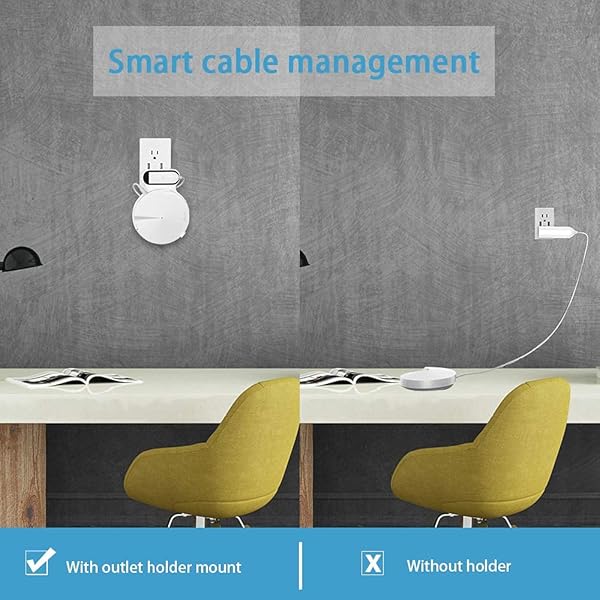 Koroao Koroao Outlet Holder Mount for TP-Link Deco M5 P7 Whole Home Mesh WiFi System Sturdy Wall Mount Bracket 1-Pack - View 5 of 7
