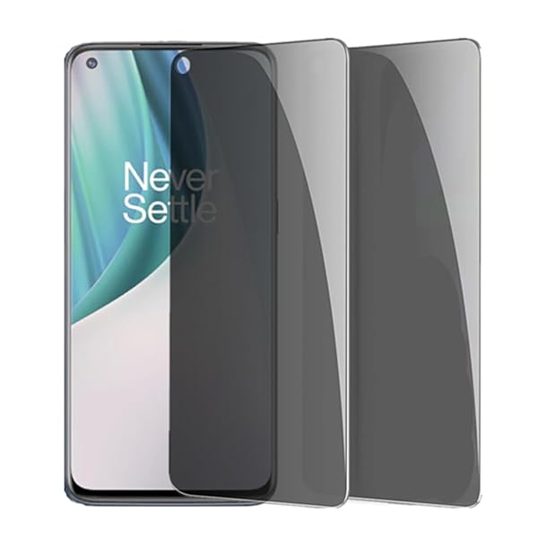 VIESUP VIESUP Privacy Screen Protector for OnePlus Nord N10 5G Ultra Thin Anti-spy Tempered Glass Film 2PACK - View 6 of 6