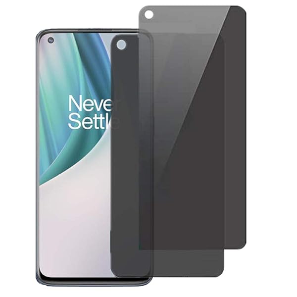 VIESUP VIESUP Privacy Screen Protector for OnePlus Nord N10 5G Ultra Thin Anti-spy Tempered Glass Film 2PACK - View 2 of 6