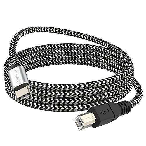 Buy MOSWAG 6.6FT USB C Printer Cable - Type C to USB for MIDI Controllers, Printers, and More