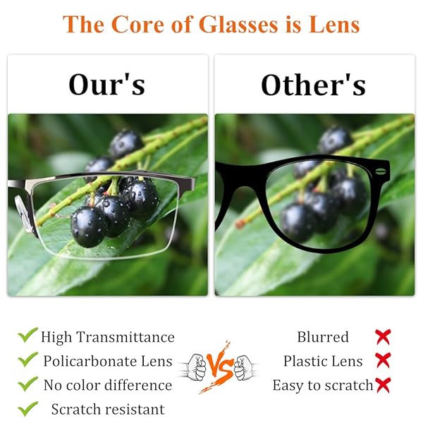 Lcbestbro Lcbestbro 1.75 Blue Light Blocking Reading Glasses for Men Stylish Metal Readers - View 5 of 8