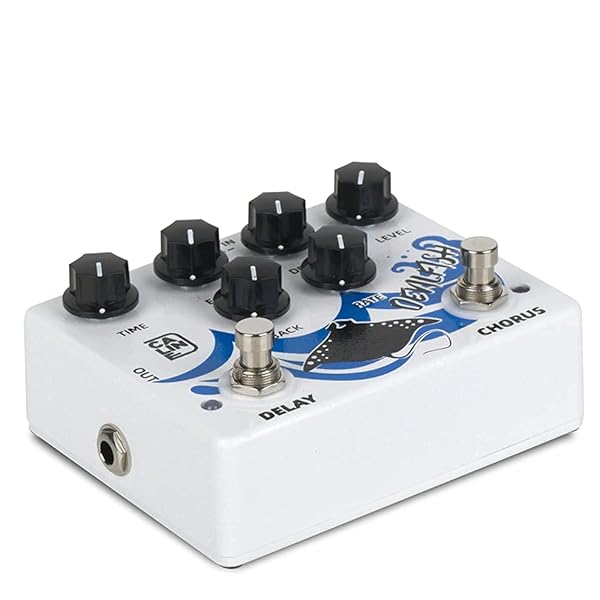 Caline Caline DCP03 Devilfish Chorus Delay Effect Pedal Dual Guitar Pedal for Enhanced Sound Quality and Versatility