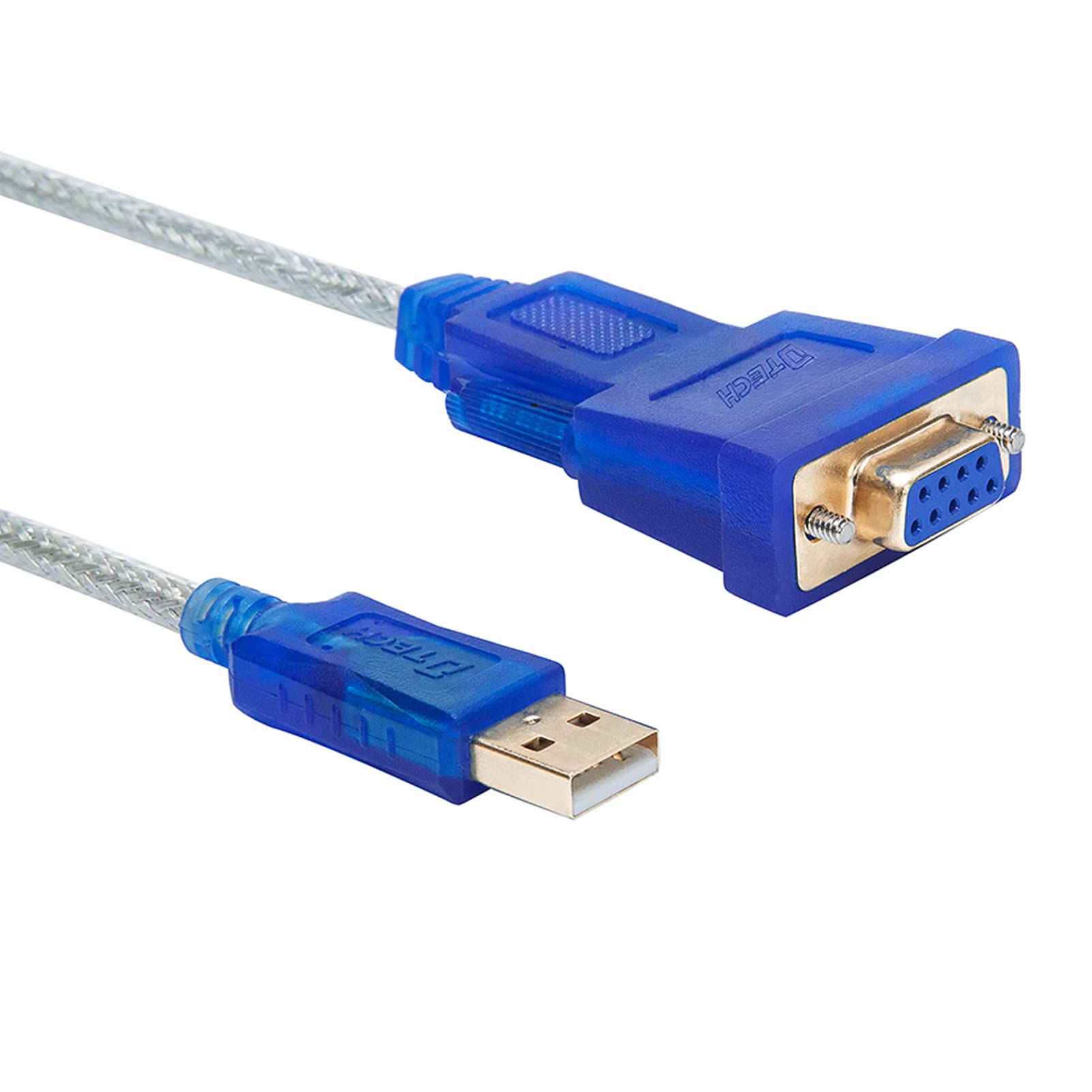DTECH Buy DTech 3ft USB to Serial Female Adapter Cable DB9 RS232 - Compatible with Windows 11/10/8/7, Mac & Linux