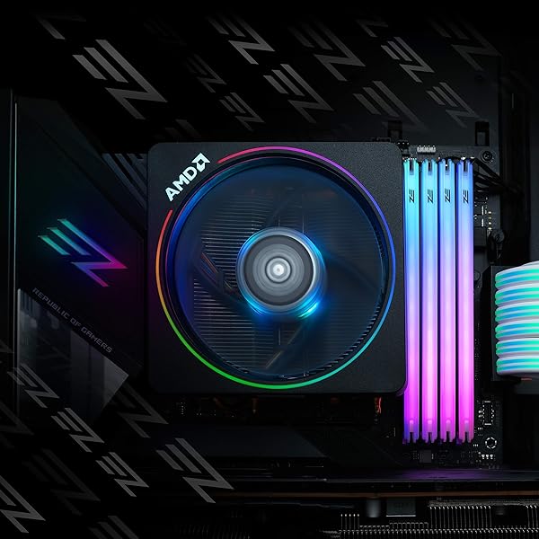 EZDIY-FAB EZDIY-FAB 5V ARGB RAM Cooler DDR Heatsink for DIY PC Game MOD Compatible with Aura Sync RGB Fusion Mystic Light Sync 2 Pack - View 7 of 8