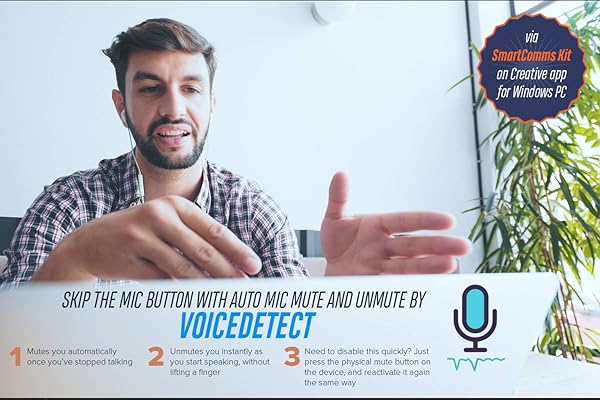Creative Creative Sound Blaster Play! 4: Hi-Res USB-C DAC & Sound Adapter for Clear Video Calls with Noise Cancellation & Bass Boost - View 4 of 9