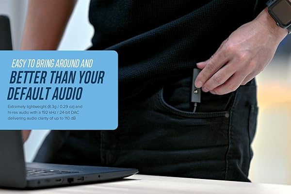 Creative Creative Sound Blaster Play! 4: Hi-Res USB-C DAC & Sound Adapter for Clear Video Calls with Noise Cancellation & Bass Boost - View 9 of 9