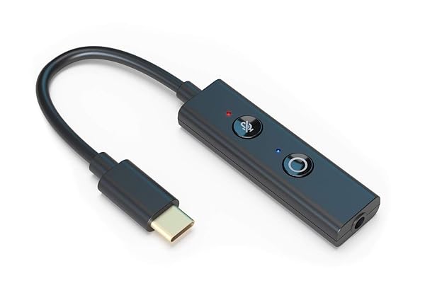 Creative Creative Sound Blaster Play! 4: Hi-Res USB-C DAC & Sound Adapter for Clear Video Calls with Noise Cancellation & Bass Boost - View 3 of 9