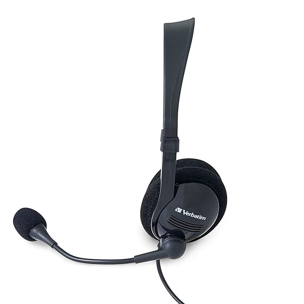 Verbatim Verbatim Stereo USB Headset with Microphone & In-Line Remote - Perfect for Gaming & Calls - View 6 of 10