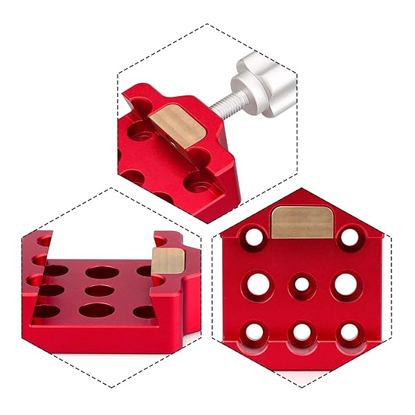 SVBONY SVBONY Medium Dovetail Clamp with Brass Screws for Telescopes and Cameras Red Color - View 5 of 10