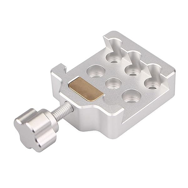 SVBONY SVBONY Medium Dovetail Clamp with Brass Screws for Telescopes and Cameras Silver Finish - View 7 of 10
