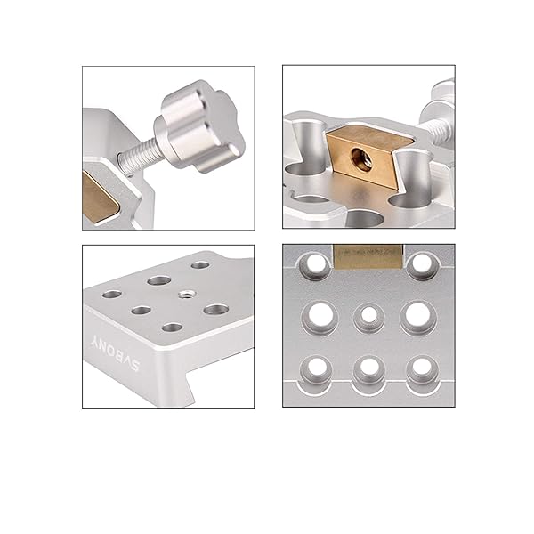 SVBONY SVBONY Medium Dovetail Clamp with Brass Screws for Telescopes and Cameras Silver Finish - View 9 of 10