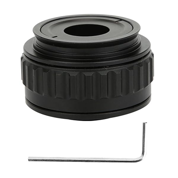 LiebeWH 0.35X CTV Microscope Adapter - Lens Mount for Trinocular Stereo Microscopes | Camera Interface Accessory