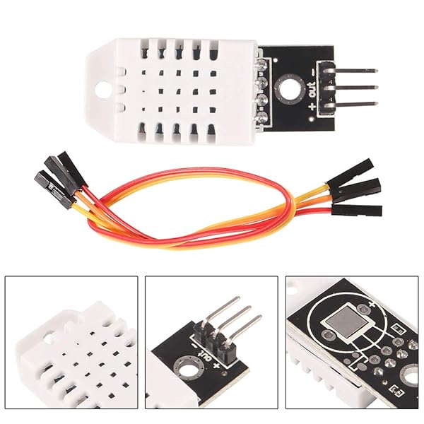 ACEIRMC ACEIRMC 6pcs DHT22 AM2302 Digital Temperature and Humidity Sensor Module for Arduino DIY Projects Replace SHT11 SHT15 - View 4 of 7