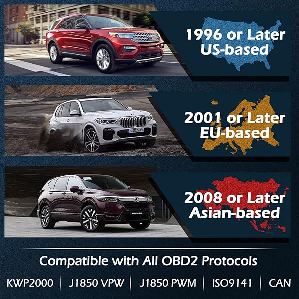 Creator Creator C301 OBD2 Scanner Diagnostic Tool with Battery Test for All OBD-II Cars Since 1996 Check Engine Light Reader - View 3 of 8