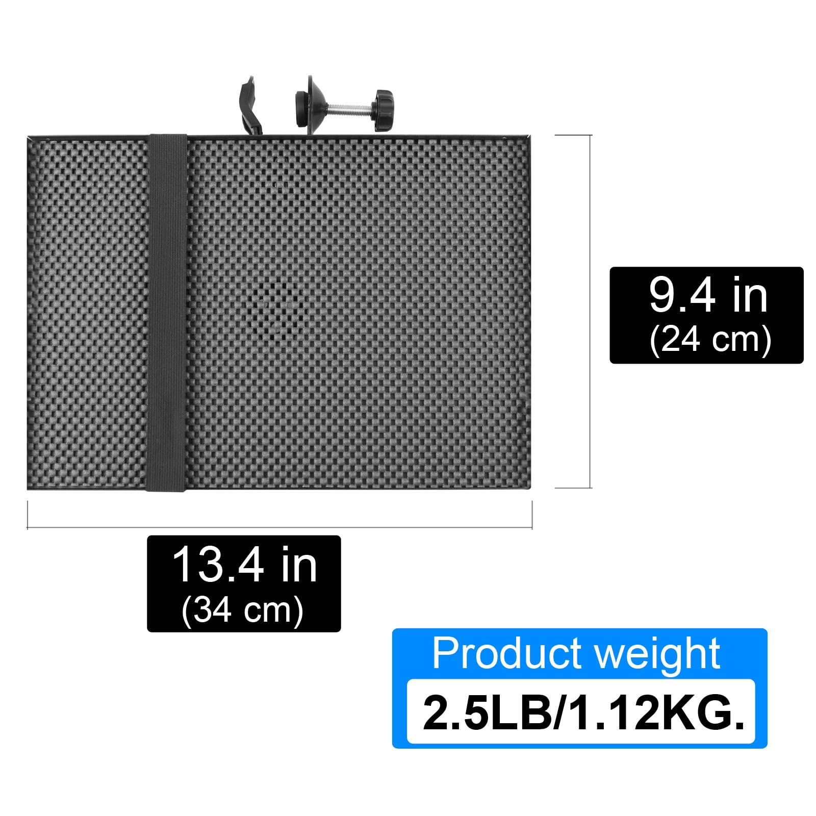 Mr.Power Mr Power Microphone Stand Rack Tray Holder for Stage Live Streaming Recording Large 13 x 9 - View 2 of 8