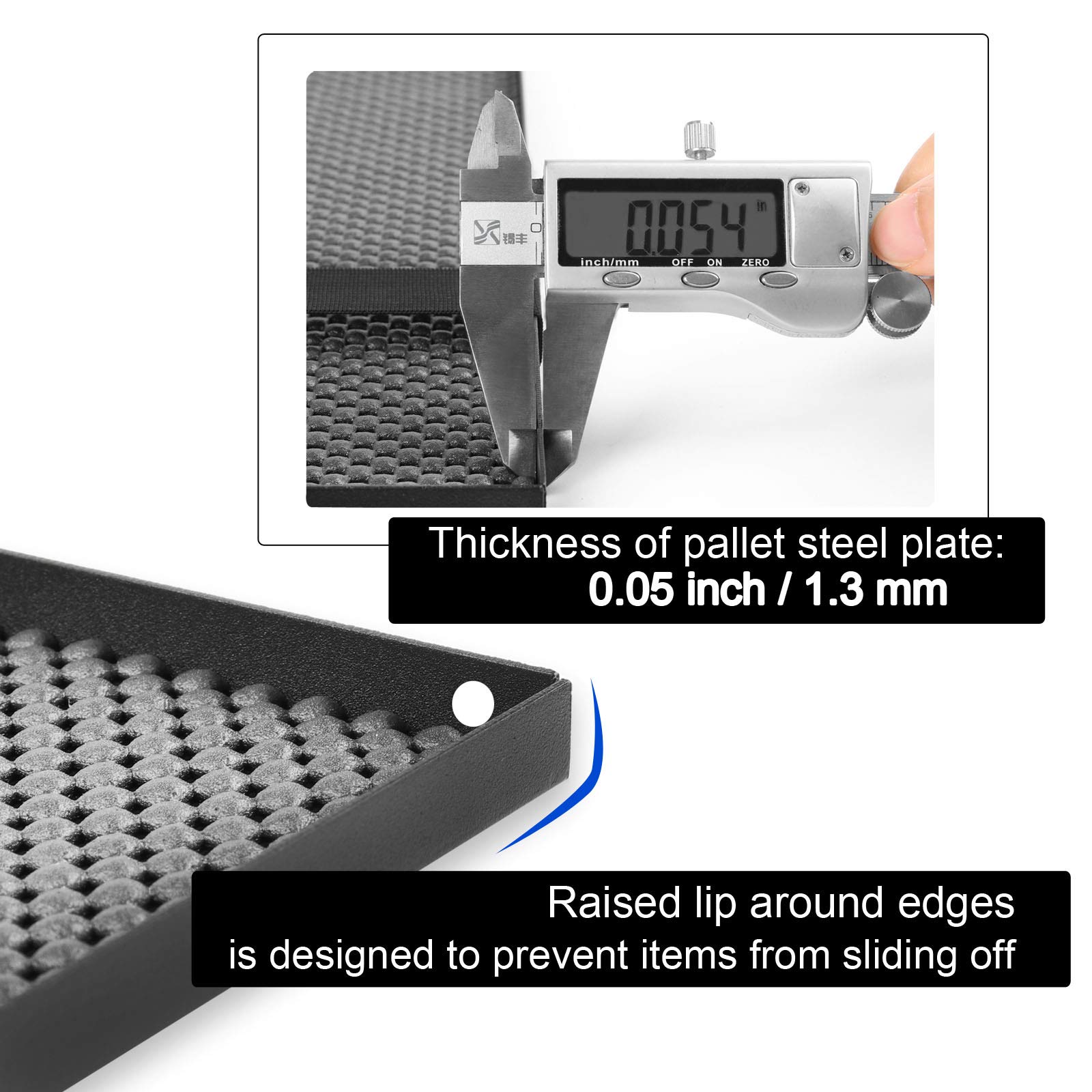 Mr.Power Mr Power Microphone Stand Rack Tray Holder for Stage Live Streaming Recording Large 13 x 9 - View 7 of 8