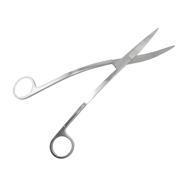 RLECS RLECS 9.8 Inch Stainless Steel Aquarium Scissors and Sand Leveler for Aquatic Plant Care and Fish Tank Landscaping Tools - View 4 of 6