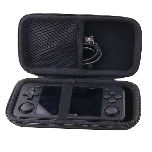 WERJIA WERJIA Hard Carrying Case for RG351P RG351M RG353M Handheld Retro Game Storage Suitcase Durable Protection Travel Friendly Design