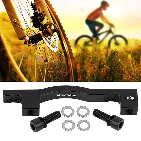 Yosoo Health Gear Health Gear 203mm Disc Brake Mounting Bracket and Caliper Adapter for Mountain Bikes - View 9 of 10