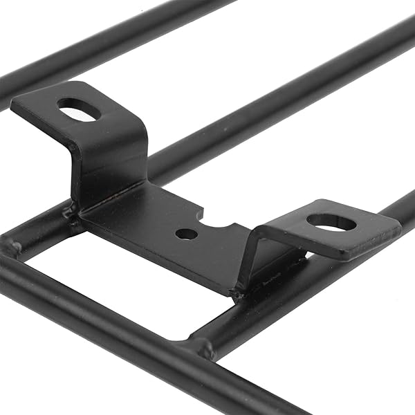 Akozon Rear Fender Motorcycle Luggage Rack Steel Pipe Bracket for BOLT BOLT R-SPEC XV950R 2014 to 2018 Solo Seat Luggage Shelf M516-B019 Black - View 9 of 10