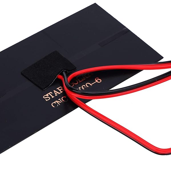 Eujgoov 3Pcs Mini Solar Panel DC 6V Polysilicon Charger Module Kit - DIY Solar System with 30cm Cable - View 4 of 10