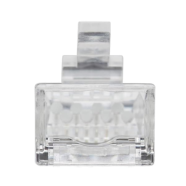 TRIPP LITE Tripp Lite Cat6 RJ45 Pass-Through UTP Modular Plug 50 Pack Clear TAA Compliant High Speed Networking Solution - View 6 of 8