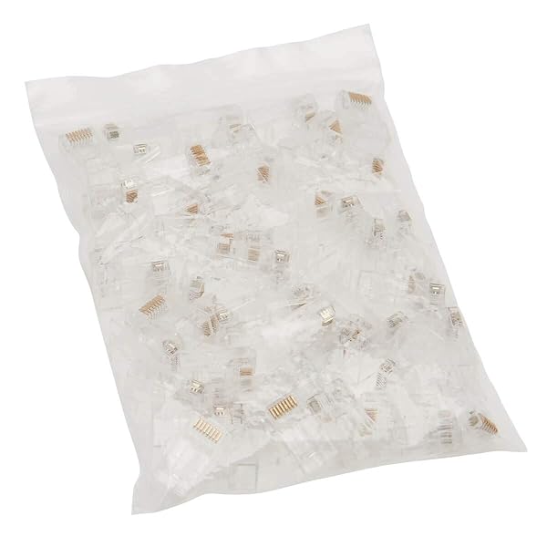 TRIPP LITE Tripp Lite Cat6 RJ45 Pass-Through UTP Modular Plug 50 Pack Clear TAA Compliant High Speed Networking Solution - View 8 of 8