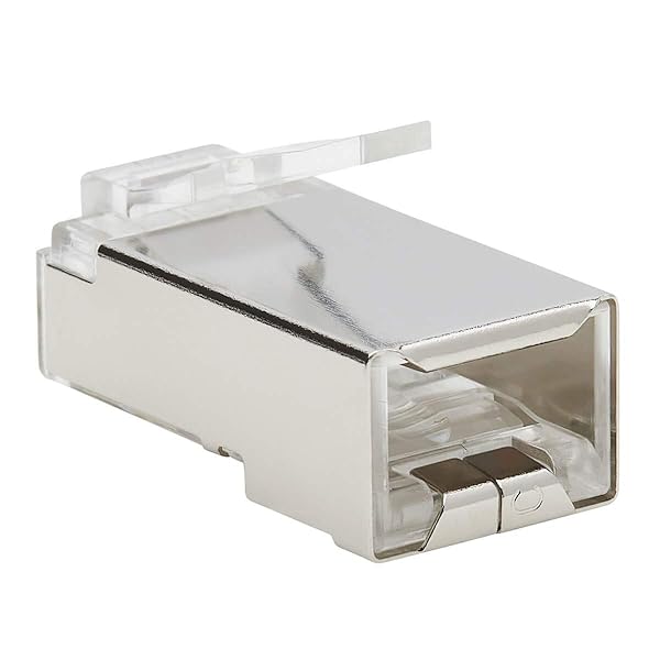 TRIPP LITE Tripp Lite Ca6 RJ45 Pass Through FTP Modular Plug 100 Pack for High Speed Networking - View 6 of 8
