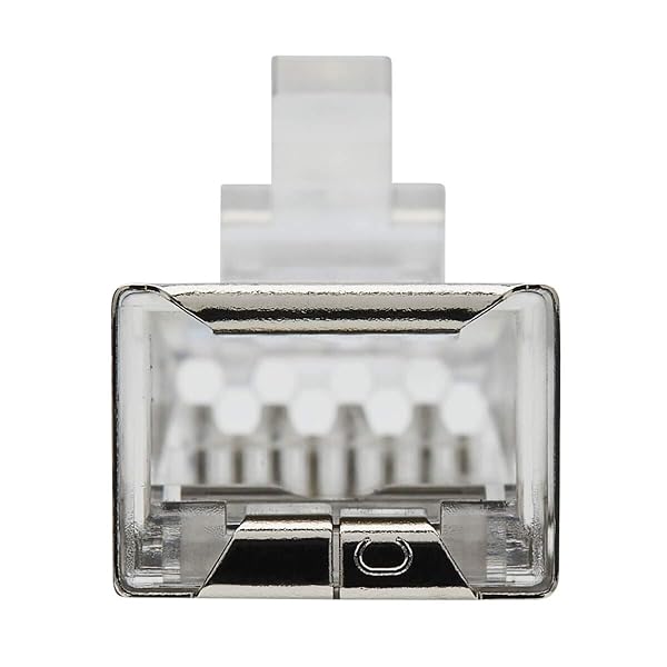 TRIPP LITE Tripp Lite Ca6 RJ45 Pass Through FTP Modular Plug 100 Pack for High Speed Networking - View 8 of 8