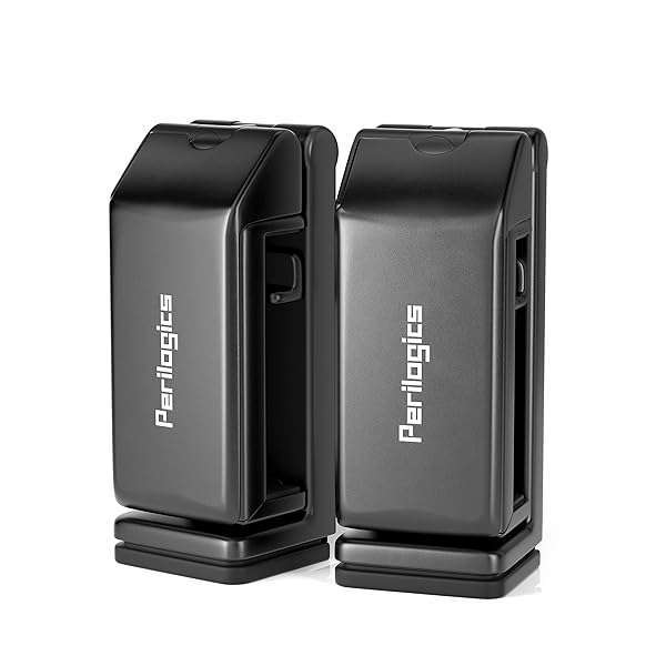 Perilogics Perilogics Airplane Phone Holder Mount Universal in Flight Hands Free Viewing with Multi-Directional Dual 360 Degree Rotation (Black/Black)